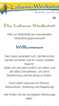Mobile Screenshot of lebens-werkstatt.com